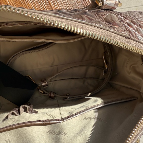 Brahmin Stacy Satchel Silver Lining - Picture 8 of 10